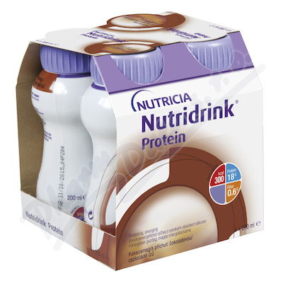 Nutridrink Protein s přích.čokoláda 4x200ml