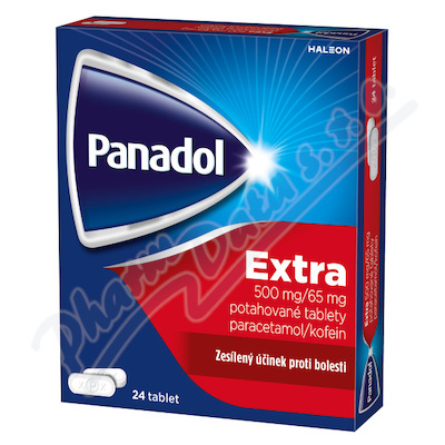 Panadol Extra 500mg/65mg tbl.flm.24 IV