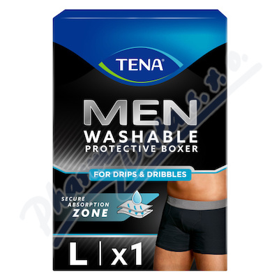 TENA Men Washab.Boxer L čer.inkon.boxer.1ks 84949