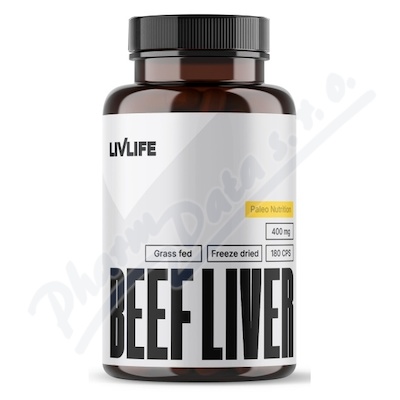 LIVLIFE Beef Liver 400mg cps.180