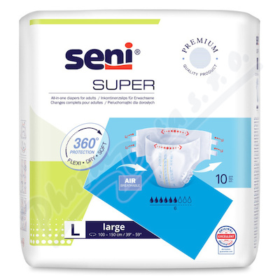 Seni Super inkon.plenkové kalhotky L 10ks