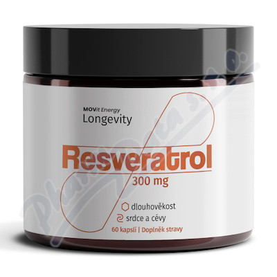MOVit Longevity RESVERATROL 300mg cps.60