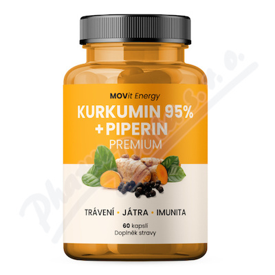 MOVit KURKUMIN 95% + PIPERIN PREMIUM cps.60