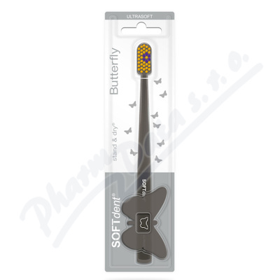 SOFTdent Butterfly zubní kartáček ULTRASOFT 1ks