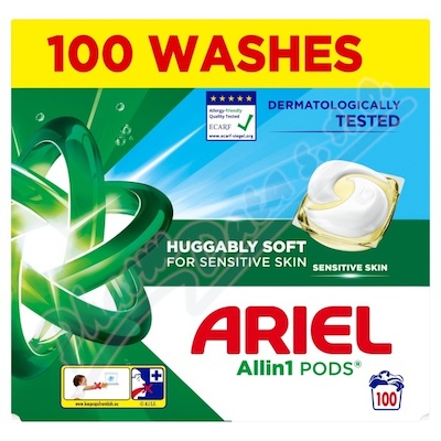Ariel Sensitive Skin kapsle na praní 100ks