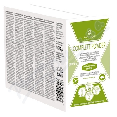 nutrego COMPLETE POWDER neutral por.plv.sol.20x79g