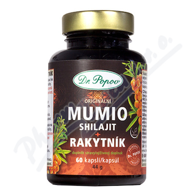 Dr.Popov MUMIO Shilajit+RAKYTNÍK cps.60