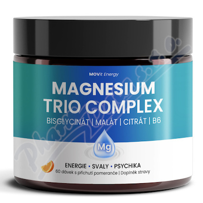 MOVit MagnesiumTrioComplex drink pomeranč 360g
