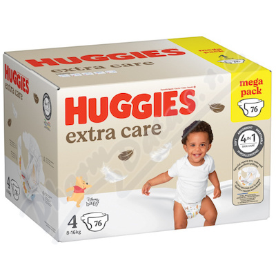 HUGGIES extra care 4 8-16kg 76ks box