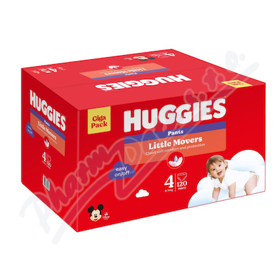 HUGGIES Little Movers Pants 4 9-14kg 120ks box