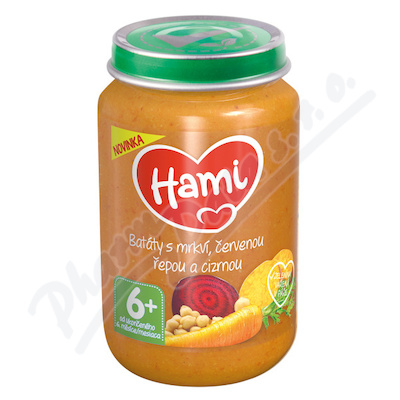 Hami Batáty s mrkví červ.řepou a cizrnou 200g 6m+