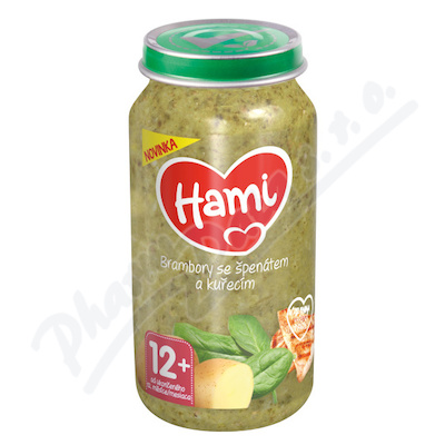 Hami Brambory se špenátem a kuřecím 250g 12m+