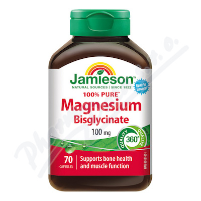 JAMIESON Hořčík bisglycinát 100mg cps.70