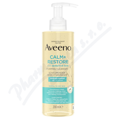 Aveeno Calm+Restore čistící pěna 200ml