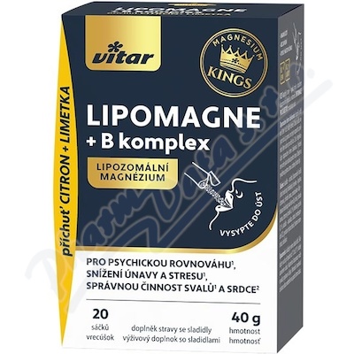 Vitar LIPOMAGNE+B komplex 20x2g