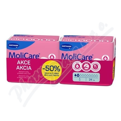 MoliCare Lady Pad inko.vložky 1.5k duopack 2x12ks