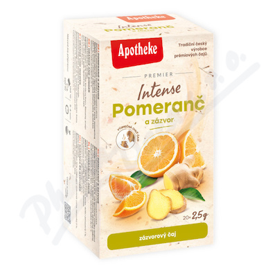 Apotheke Premier Intense Pomer.zázvor čaj 20x2.5g