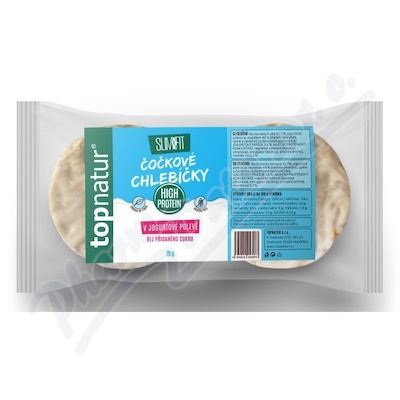 Topnatur SLIM&FIT čočkové chlebíčky jogu.poleva70g
