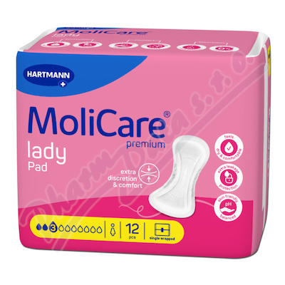 MoliCare Lady Pad inkontinenční vložky 3kap.12ks