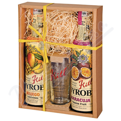 Kitl Syrob Mango+Maracuja 2x500ml + sklenička