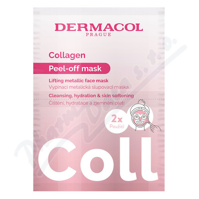 Dermacol Collagen vypínací slupovací maska 2x7.5ml