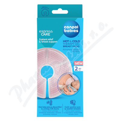 Canpol babies Gelový obklad na prsa Hot&Cold 2ks