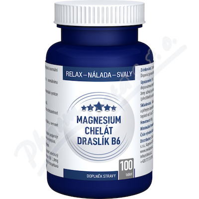 Magnesium chelát + Draslík B6 tbl.100