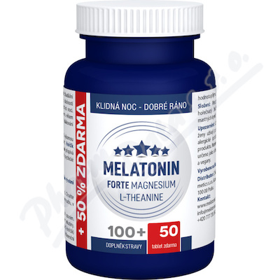 Melatonin Forte Magnesium L-Theanine tbl.100+50