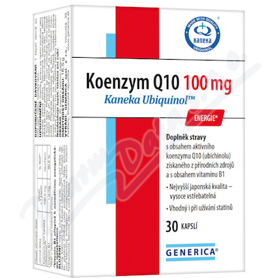 Koenzym Q10 100mg Kaneka Ubiquinol cps.30 Generica