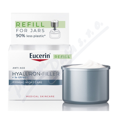Eucerin HYALURON-FILLER+3xEFFECT noč.kr.refill50ml