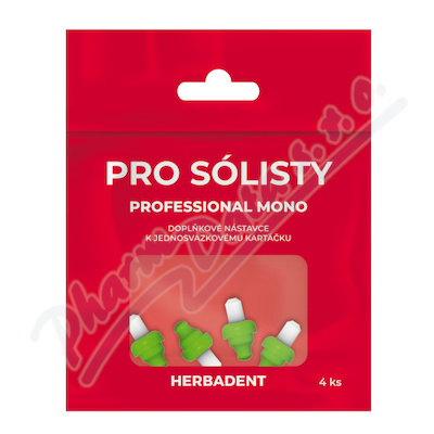 HERBADENT PROFESSIONAL MONO náhradní nástavce 4ks
