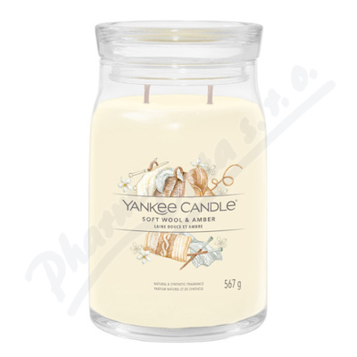 Yankee Candle Soft Wool&Amber vonná svíčka 567g