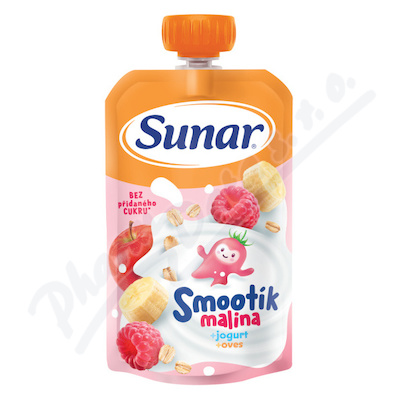 Sunar Kapsička Smootík malina jog.oves 12m+ 120g