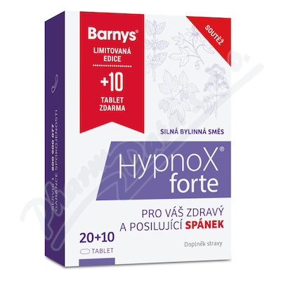 Barnys HypnoX forte tbl.20+10 zdarma