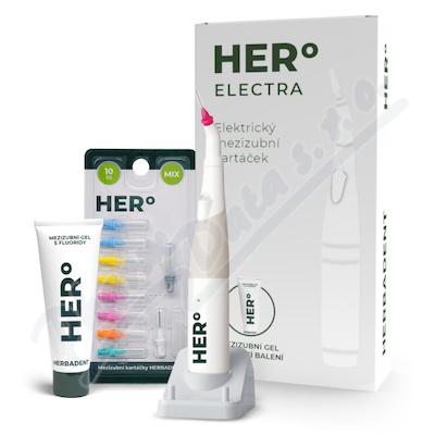 HERBADENT HERo ELECTRA mezizubní elektr.kartáček