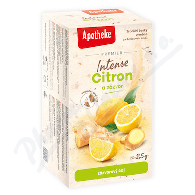 Apotheke Premier Intense Citron zázvor čaj 20x2.5g