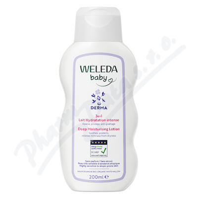 WELEDA baby DERMA Hydratační mléko 3v1 200ml