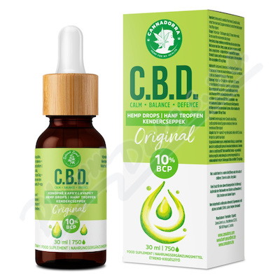 Zelená Země konopné kapky Original 10% BCP 30ml