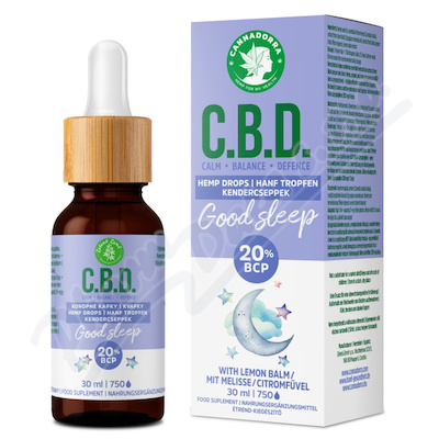 Zelená Země konopné kapky Good sleep 20% BCP 30ml