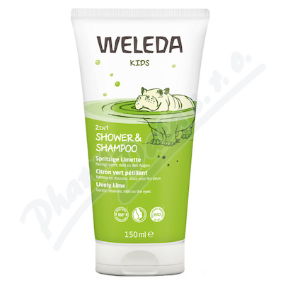 WELEDA Kids Sprch.krém a šampon Ves.lim.2v1 150ml