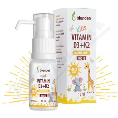 Blendea Kids vitamin D3+K2 400 IU 10ml