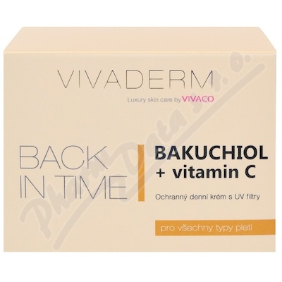 VIVADERM Bakuchiol +vitamin C pleťový krém 50ml