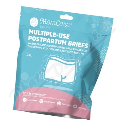 MomCare poporodní kalhotky více použití 2XL 4ks