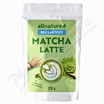 Allnature Matcha latte bez laktózy 270g