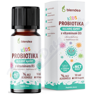 Blendea Kids Probiotik s vit.D3 olejové kapky 10ml