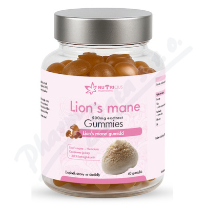 Lions mane 500mg gummies 60ks