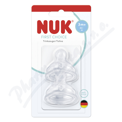 NUK First Choice savička vel.M 3+m 2ks