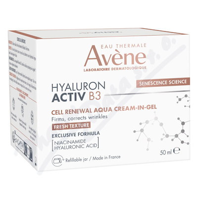 AVENE Hyaluron Activ B3 Aqua gel-krém 50ml