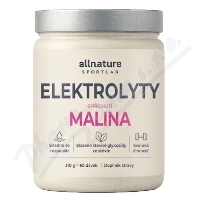 Allnature Sportlab Elektrolyty malina 310g