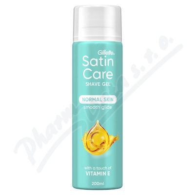 Gillette Satin Care gel na holení s vit.E 200ml